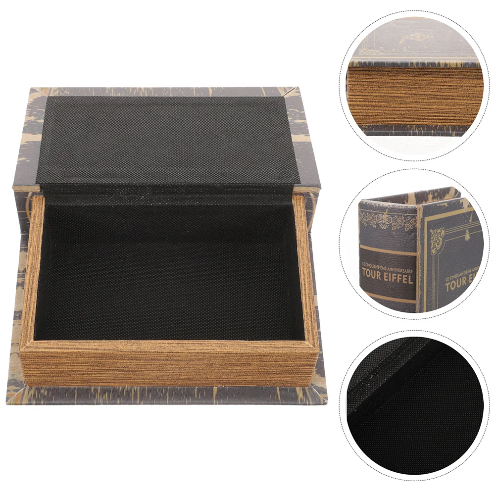 Book Storage Imitation Decoration Homesteading Books Decorative Prop Bookcase Wooden Model Office