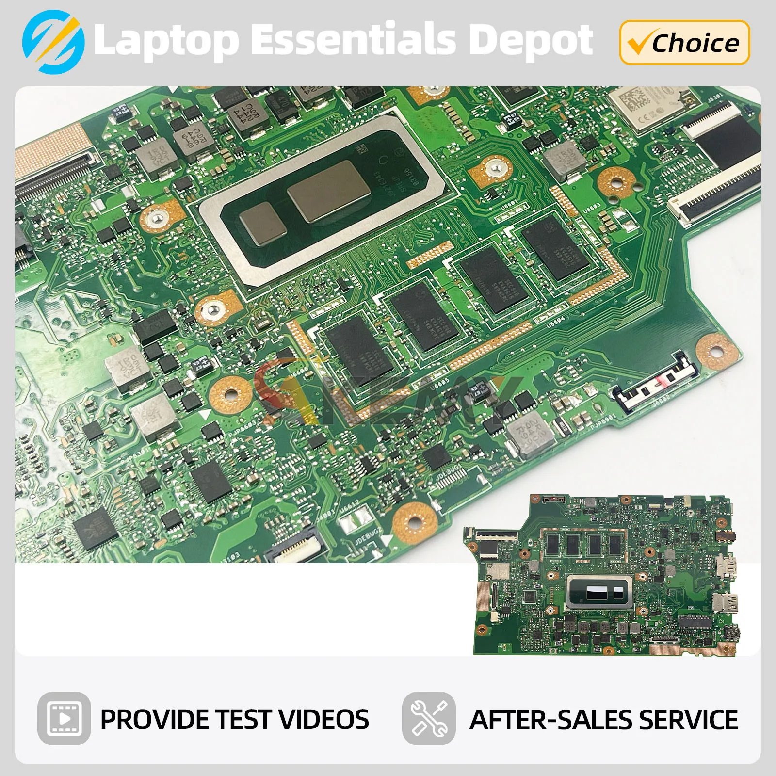 

UX562FAC Mainboard For ASUS Zenbook Flip 15 UX562FN Q526FA UX562FA Laptop Motherboard With i5-10210U I7-10510U 12GB-RAM UMA