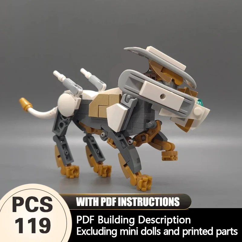 

Creators Animal Series Model MOC Building Bricks Panthera Animal Modular Technology Gifts Holiday Assemble Children Toys Suit