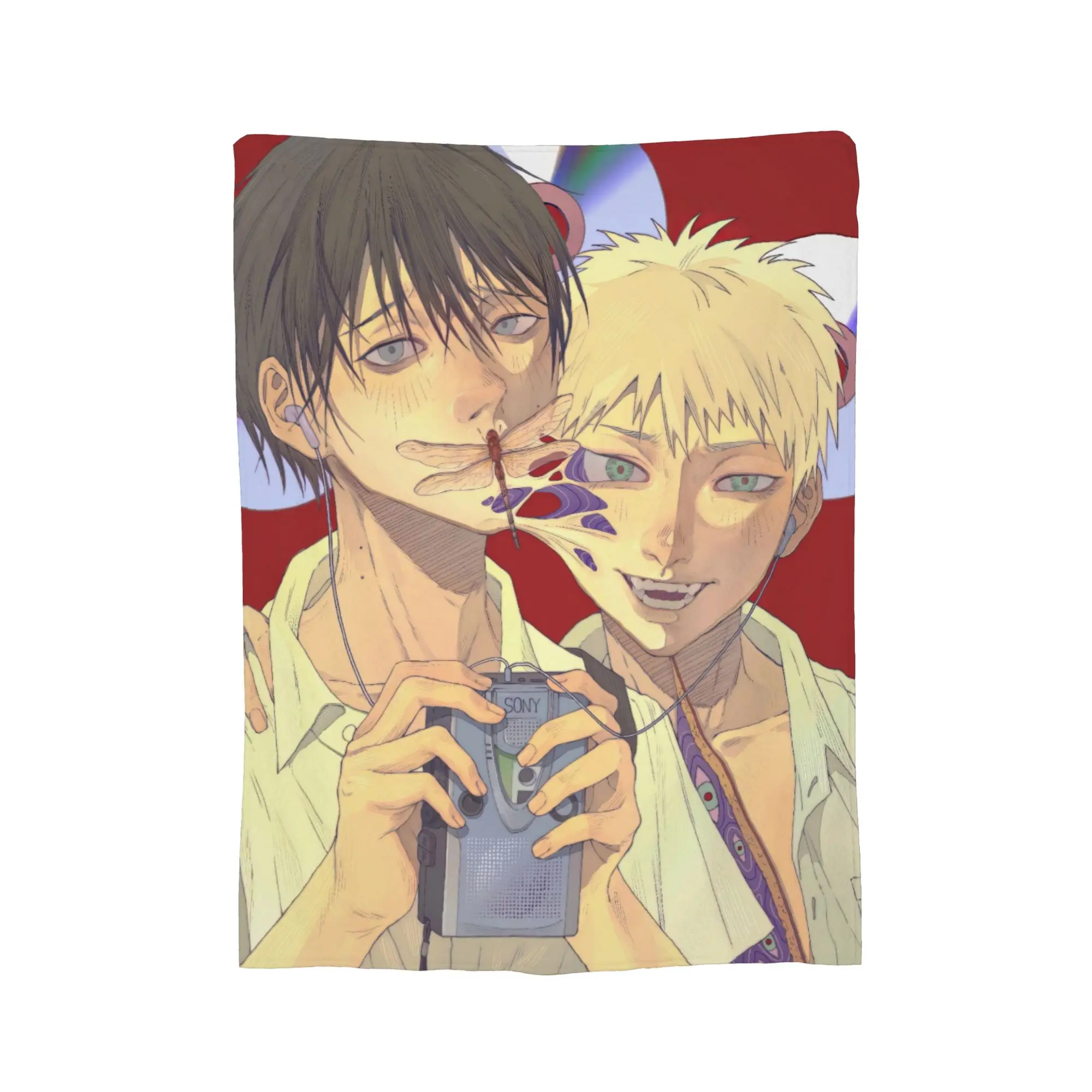The Summer Hikaru Died Anime Blanket Fleece Printed   Multifunction Warm Throw Blanket for Bed Outdoor Plush Thin Quilt