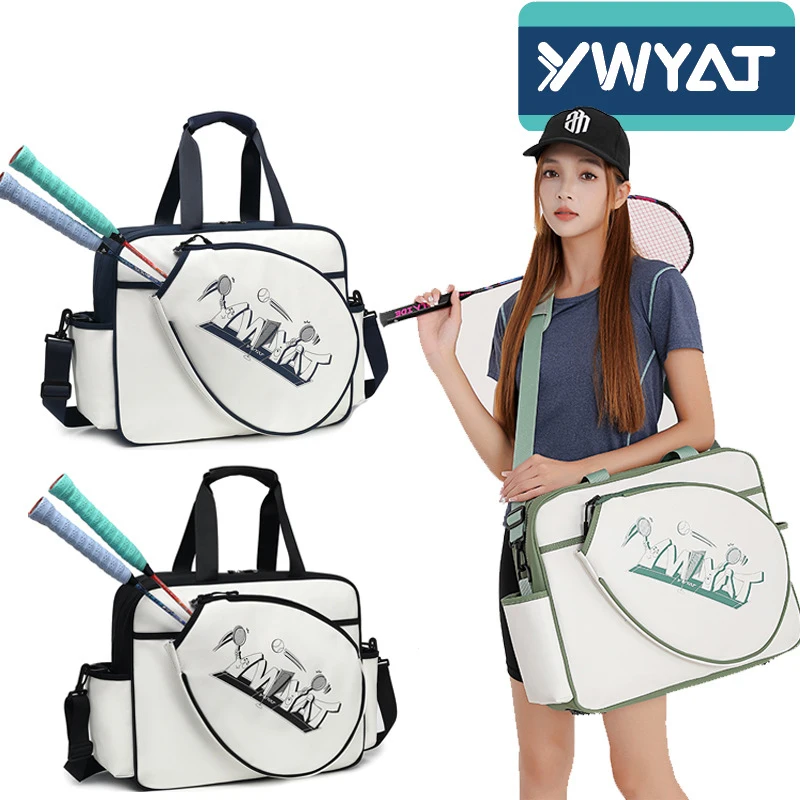 

Большая вместительная сумка для ракеток для бадминтона 3R, женская водонепроницаемая сумка для теннисных и сквош-ракеток, сумка через плечо для тренировок по бадминтону, спортивная сумка