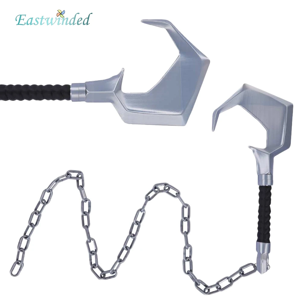 

Movie Tomorrow Woman Lobo Cosplay Silver Hook Chain Props Costume Accessories Disguise Halloween Carnival Party Suits Props