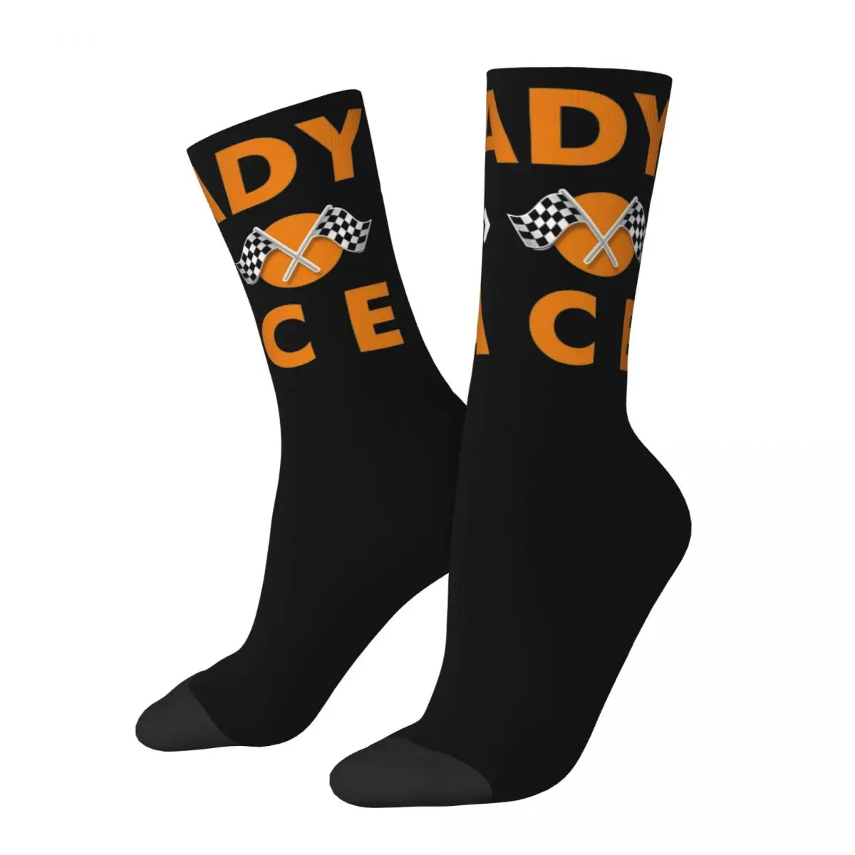 

Ready To Race Motorsport Racing Design Crew Socks Accessories for Women Cozy Print Socks