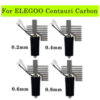 For Elegoo Centauri Carbon Nozzle Assembly Ceramic Hotend Kit Centauri Nozzles Thermistor Silicone Brush Hot End 3d Spare Parts