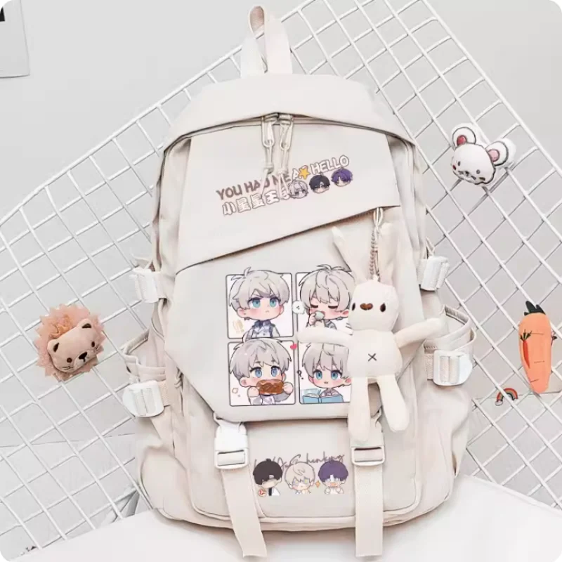 

Anime Love and Deepspace Xavier Big Capacity Girls Backpack Travel Bag Boy Teenager Schoolbag Student Rucksack