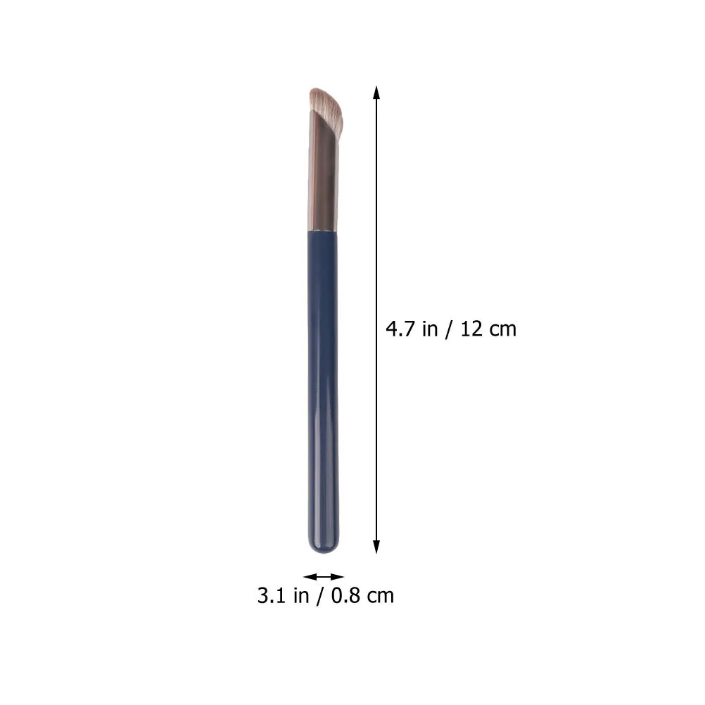 Pinceaux de maquillage anti-cernes en forme de pâte de doigt, pour une Application uniforme, accessoire de maquillage pour les yeux, brosse d'ombre de nez de couleur aléatoire pour femmes, 3 pièces