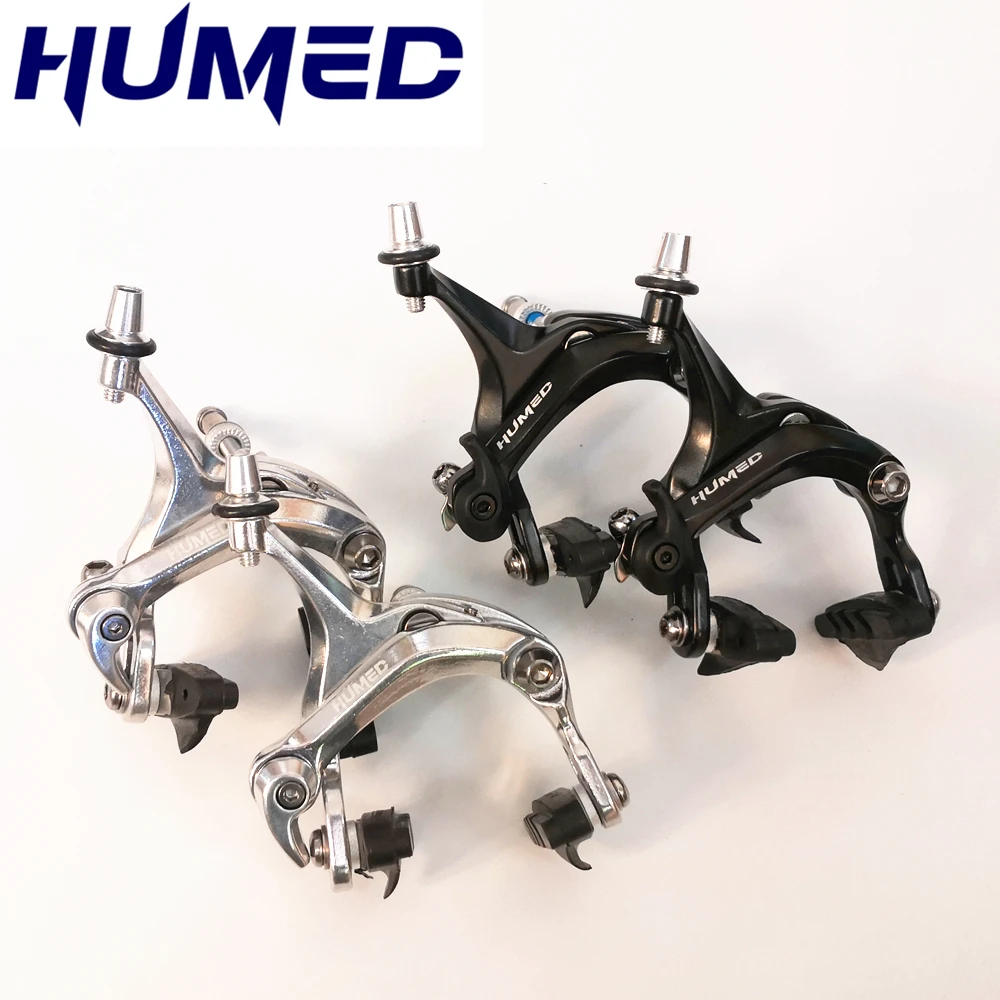 2022New Bicycle V-Brake Racing Road Dual Pivot Bike Aluminum Side Pull Caliper Brake Front Rear Brake 44-57mm