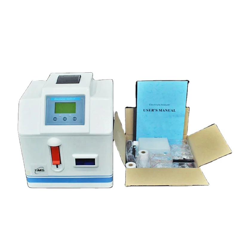 

Touch screen K Na Cl Ca Li pH CO2 ISE electrolyte analyzer