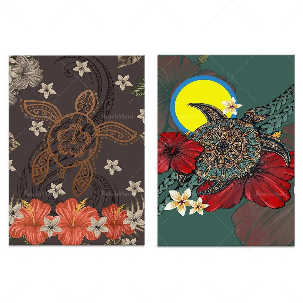 Affiche de déconstruction florale tropicale avec tortue, Connaissance des cocktails, Recette de cocktail, Affiche de barman, Décoration murale animaux marins