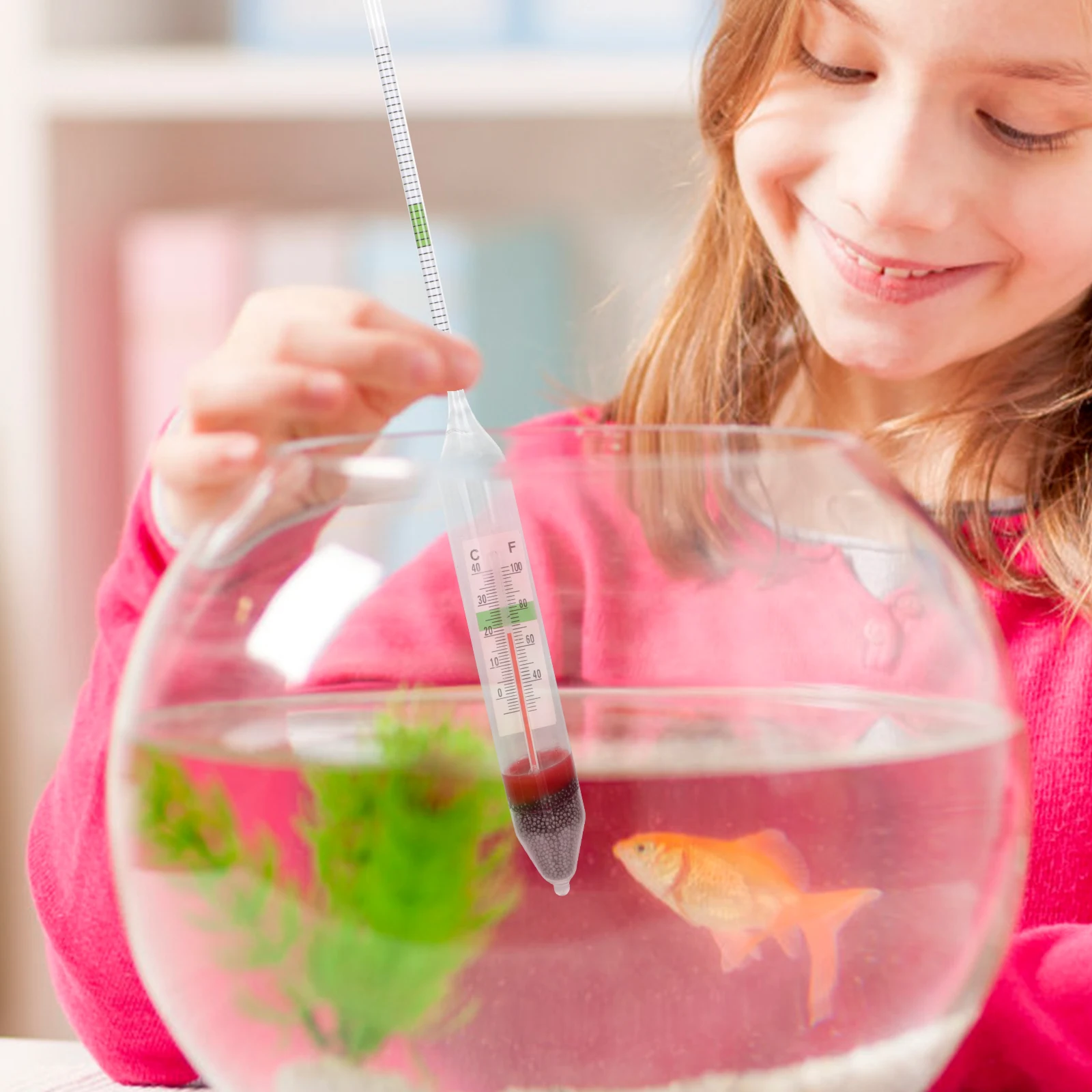 

1 Set Salt Hydrometer Temperature Meter Kit For Aquarium Glass Densitometer Portable Water Salinity Tester Fish Tank Pool Lab