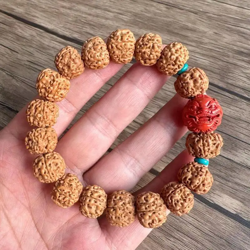 Single-loop Rudraksha bracelet, 