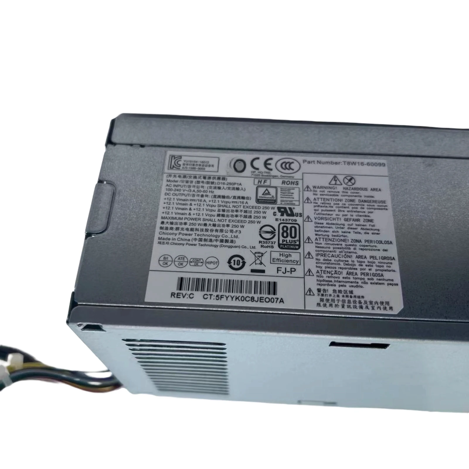 وحدة إمداد الطاقة T8W16-60099 مناسبة لـ HP Designjet Z6 Z9 T1700 T1708