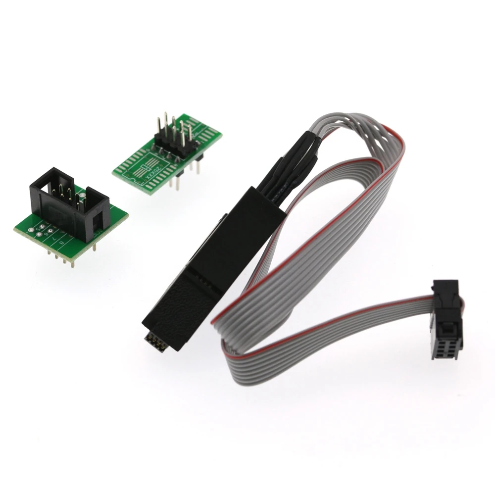 CH341A 24 25 Series EEPROM Flash BIOS USB Programmer Module + SOIC8 SOP8 Test Clip + 1.8V Adapter KIT