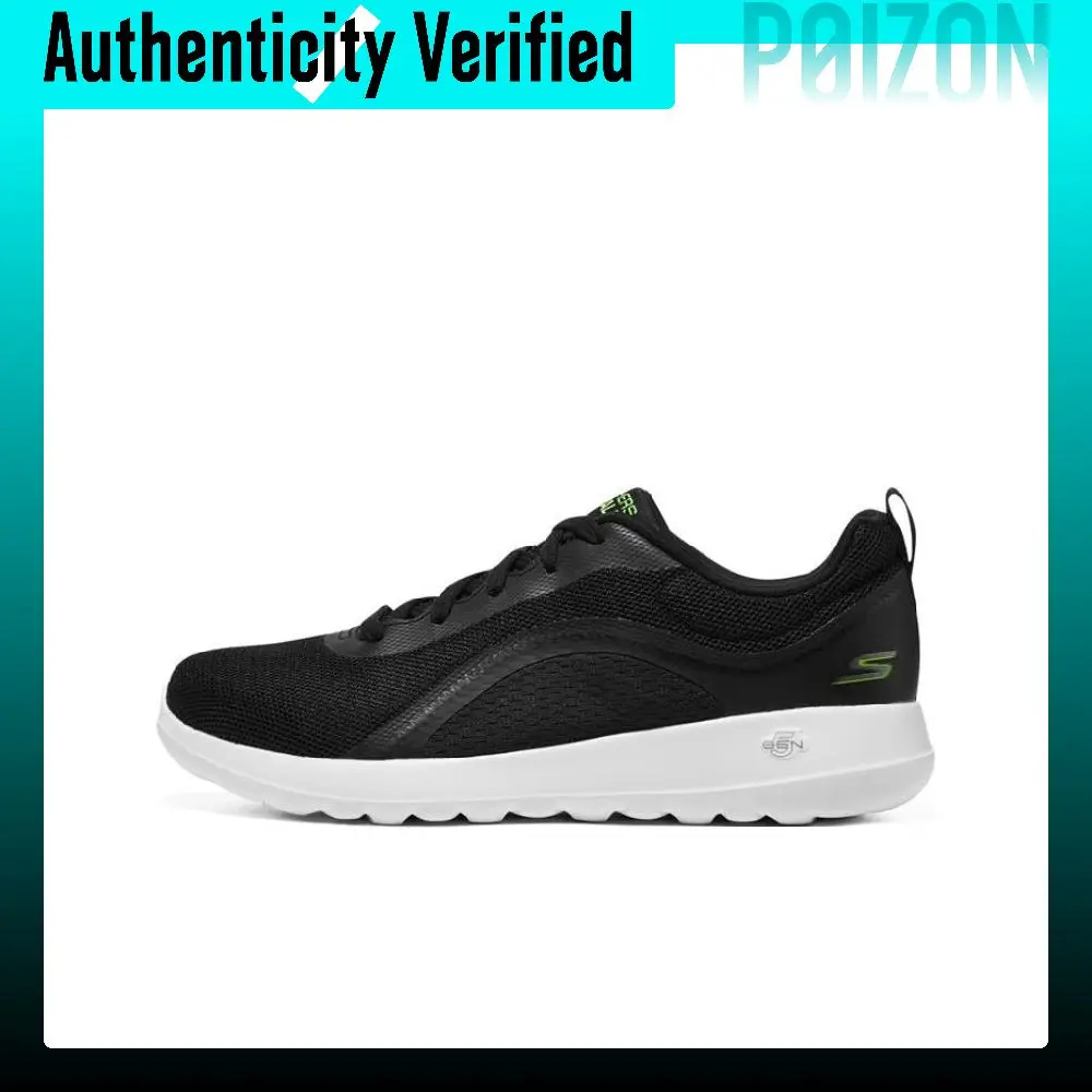 Skechers GO WALK Max Walking Shoes Men's Low-top Black/Green 216235-BLK