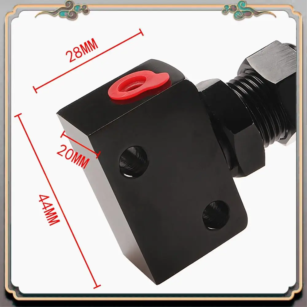 

A73Q-Car Adjustable Prop Lever Proportion Valve Pressure Regulator Red With Black Brake Bias Adjuster Interior Accessories