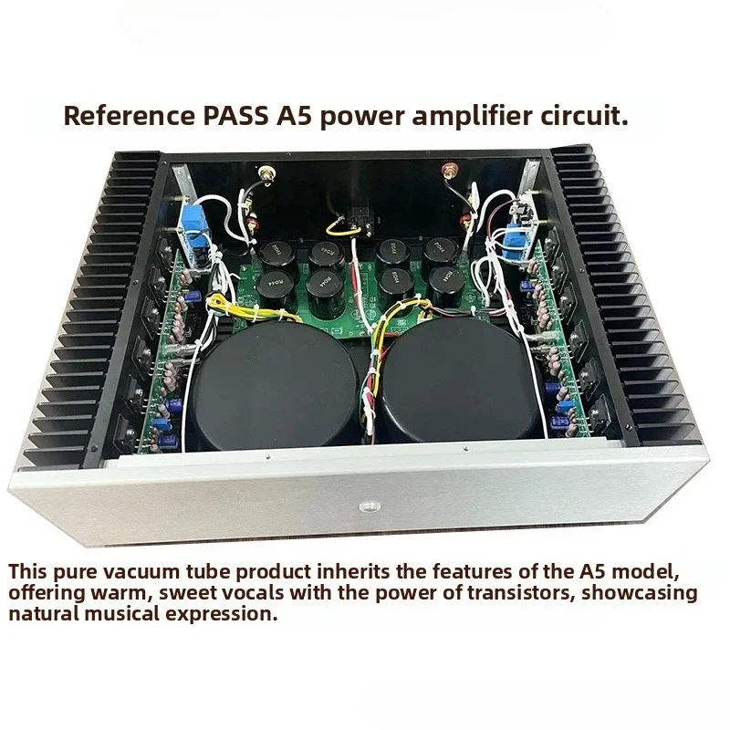 CHUBAN Reference  PASS A5 field tube pure Class A line 50W high power home power amplifier view 5