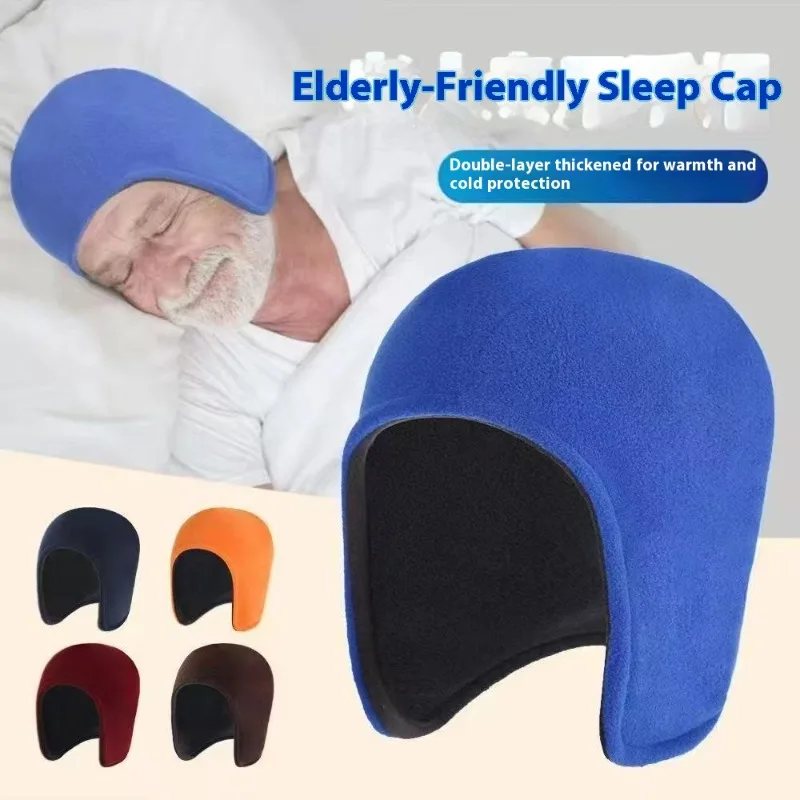 Gorro térmico de invierno para personas mayores, mujeres y hombres, protección para los oídos, gorro para dormir Extra cálido, ciclismo al aire libre, forro polar a prueba de viento, cómodo