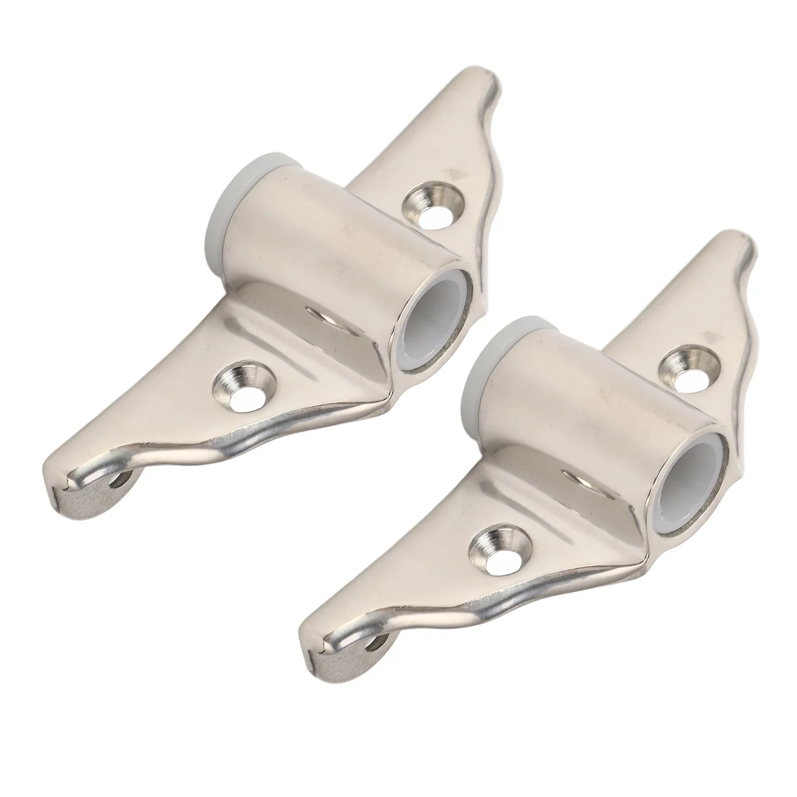 2PCS 1/2in Oarlock Socket 316 Stainless Steel Polished Finish Side Mount for Yacht RV Marine