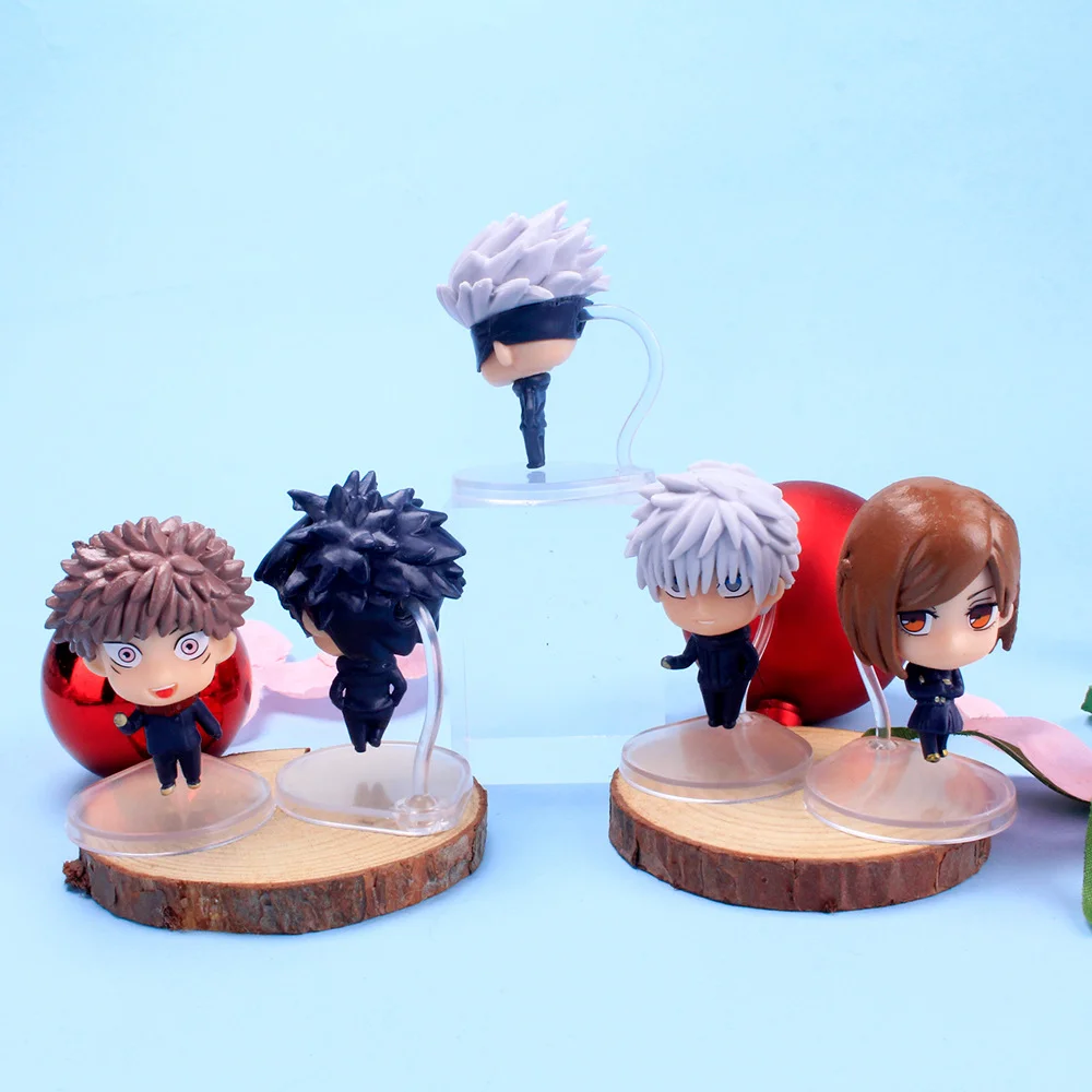 Jujutsu Battle Anime Mini Palmare Tiger Staff Yuren Gojo Gojo Q Edition Palmare Modello in PVC Ornamento Anime Periferico Regalo