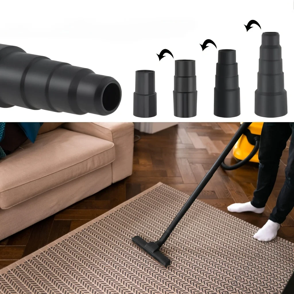 4-piece vacuum hose adapter kit accessory adapter pool supply 1 1/2 inch to 1 3/8 inch to 1 1/4 inch 1 1/8 inch to 1 3/8inch