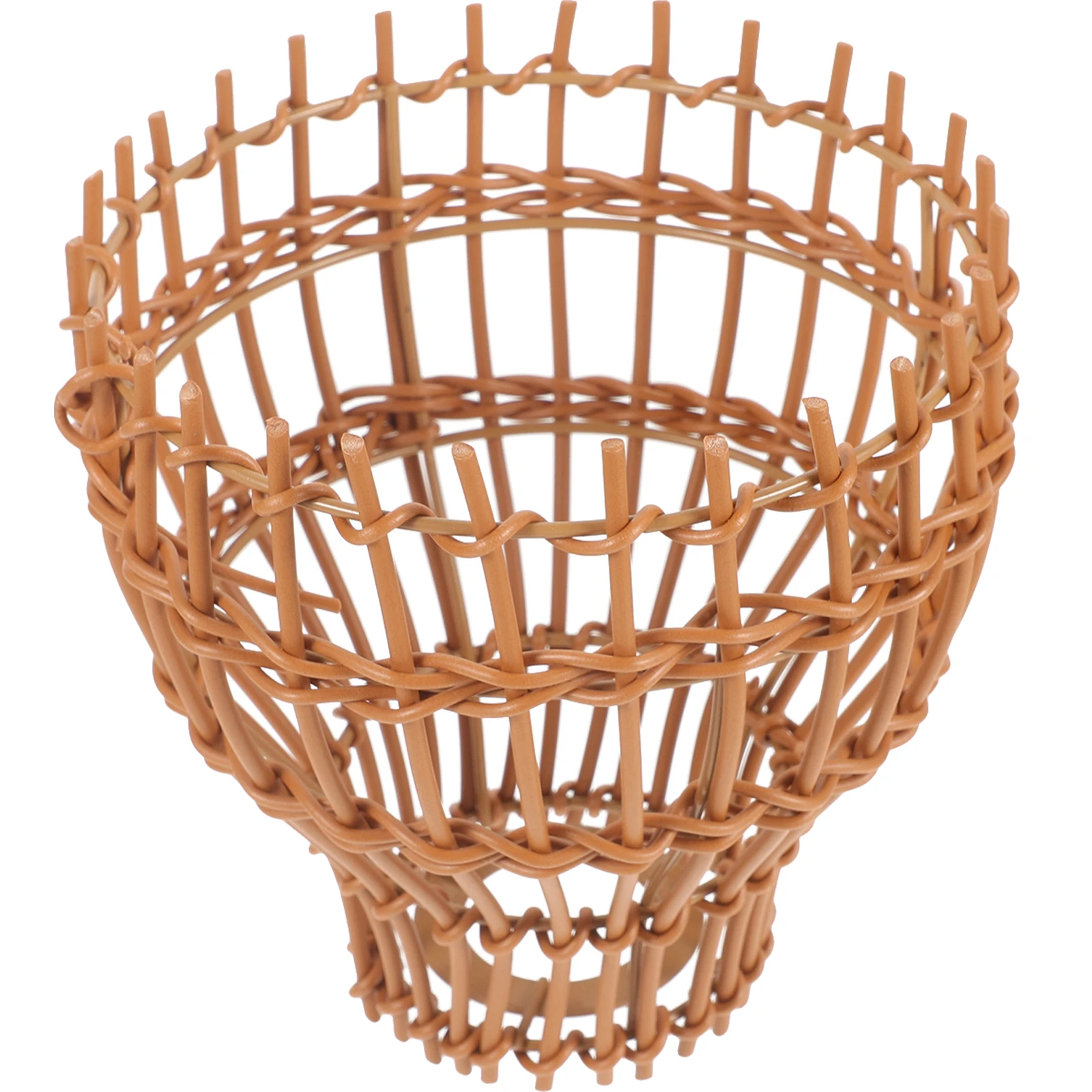 

Woven Lampshade Decoration Cover Pendant Light Shades Chandelier Handmade Rattan Style Fits Hanging Lamps Study Tea Room