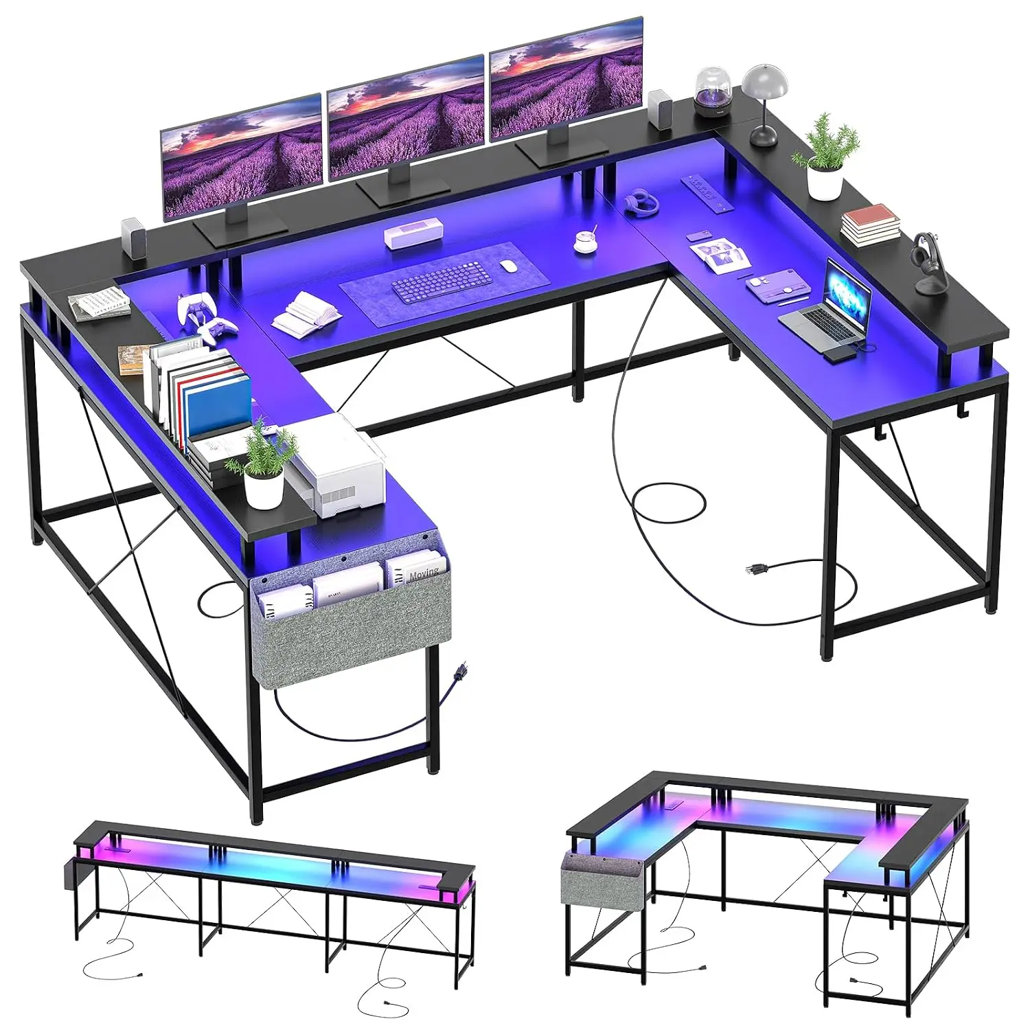 U Shaped Gaming Desk 79