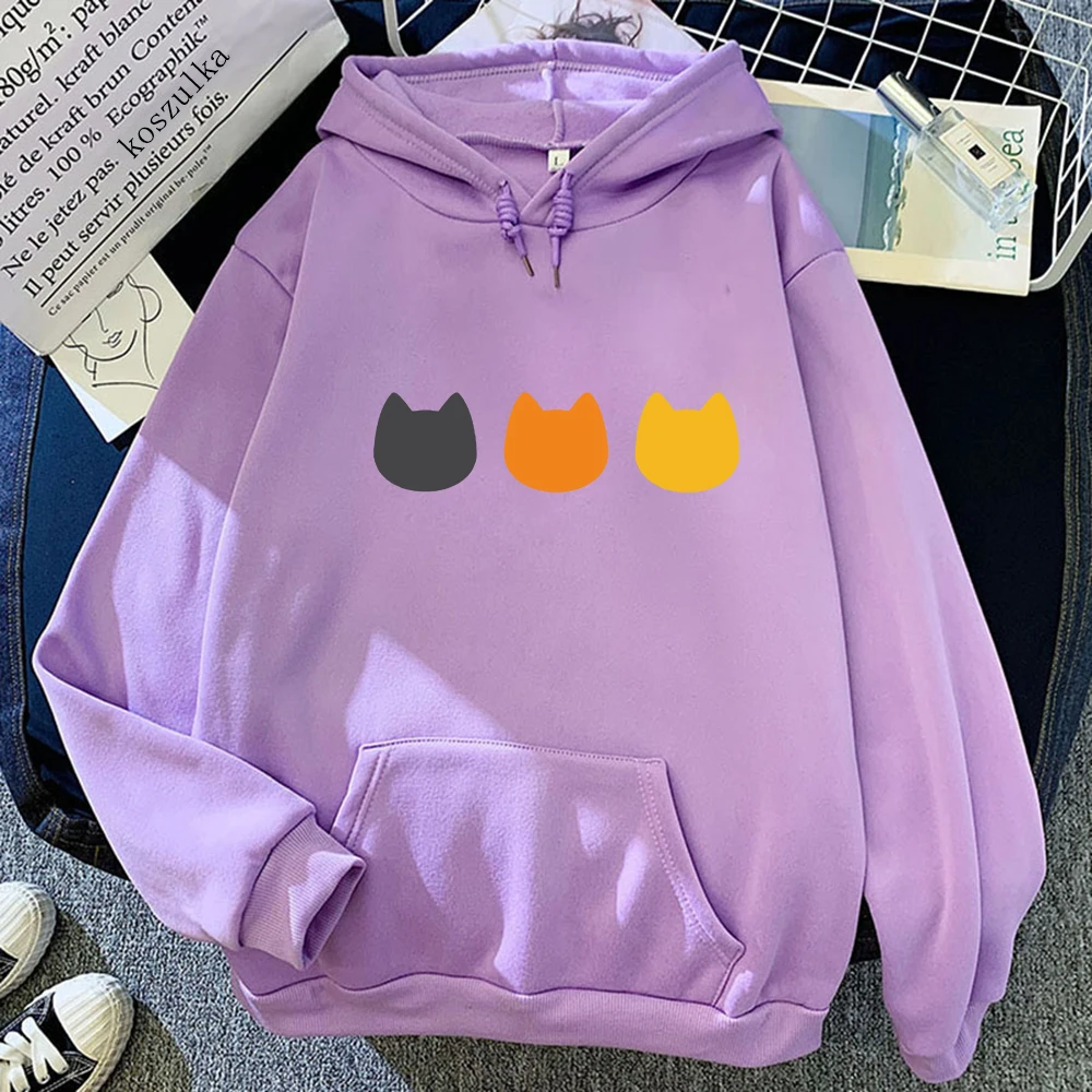 2023 Anime Romantic Killer Hoodies Anzu Hoshino Cat Winter Warm Women Hoodie Spring/Autumn Unisex Sweatshirt Vintage Kawaii Suda