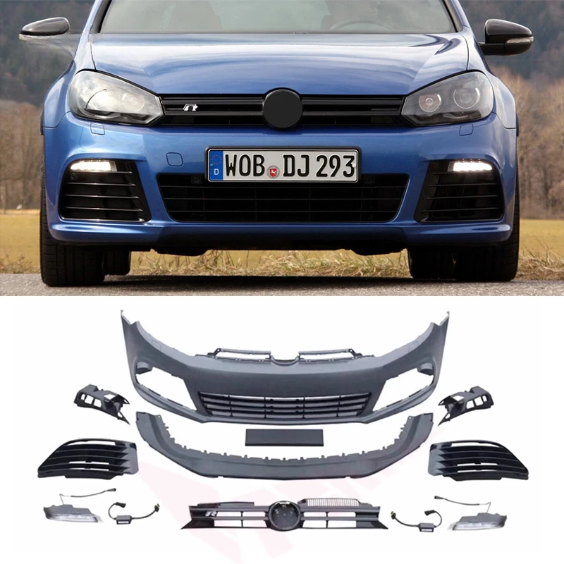 

Auto Car Front Bumper Bodykit Set Accessories Car Bumpers For VW golf 6 mk6 2008-2012