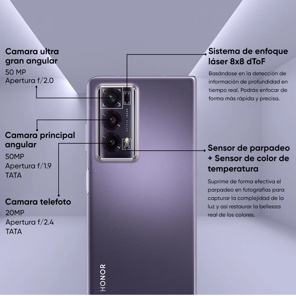 هاتف ذكي HONOR Magic V2 الإصدار العالمي قابل للطي مقاس 7.92 بوصة OLED 120 هرتز Snapdragon 8 Gen 2 66 وات شحن فائق 5000 مللي أمبير في الساعة 50 ميجابكسل كاميرات خلفية