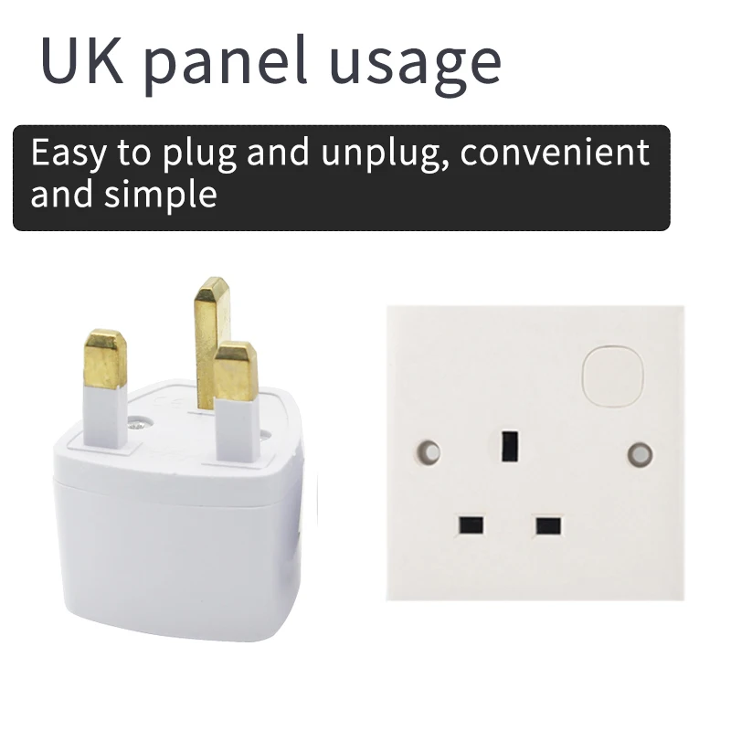 Convenient UK Plug Travel UK Maldor Malaysia AC Travel Conversion Universal Adapter Mobile Phone Charging Power Copper Core Plug