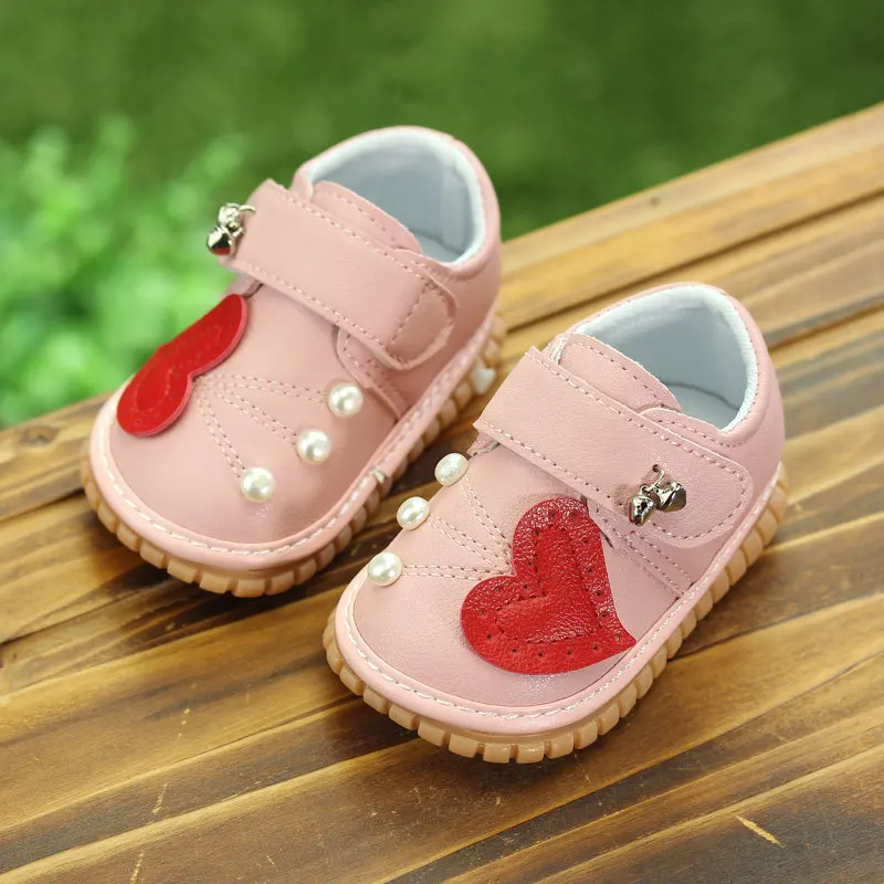 New First Walkers Fashion Comfort Soft Baby Girl Shoes Anti Slip Simple Cute Baby Shoe Spring Princess Will Call Leather Shoe