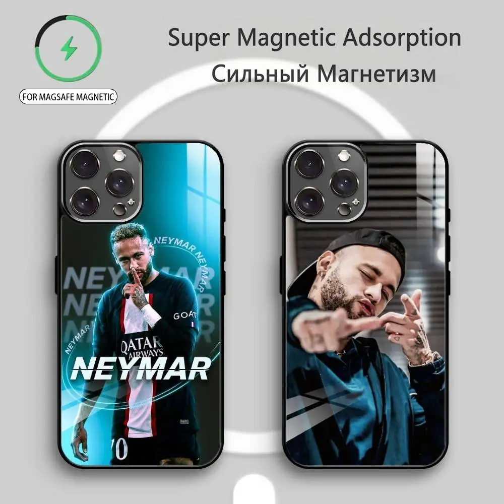 

Football 10 For N-NeYmAr Phone Case For iPhone17,16,15,14,13,12,11 Plus,Pro Max Magnetic For Magsafe Wireless Charging
