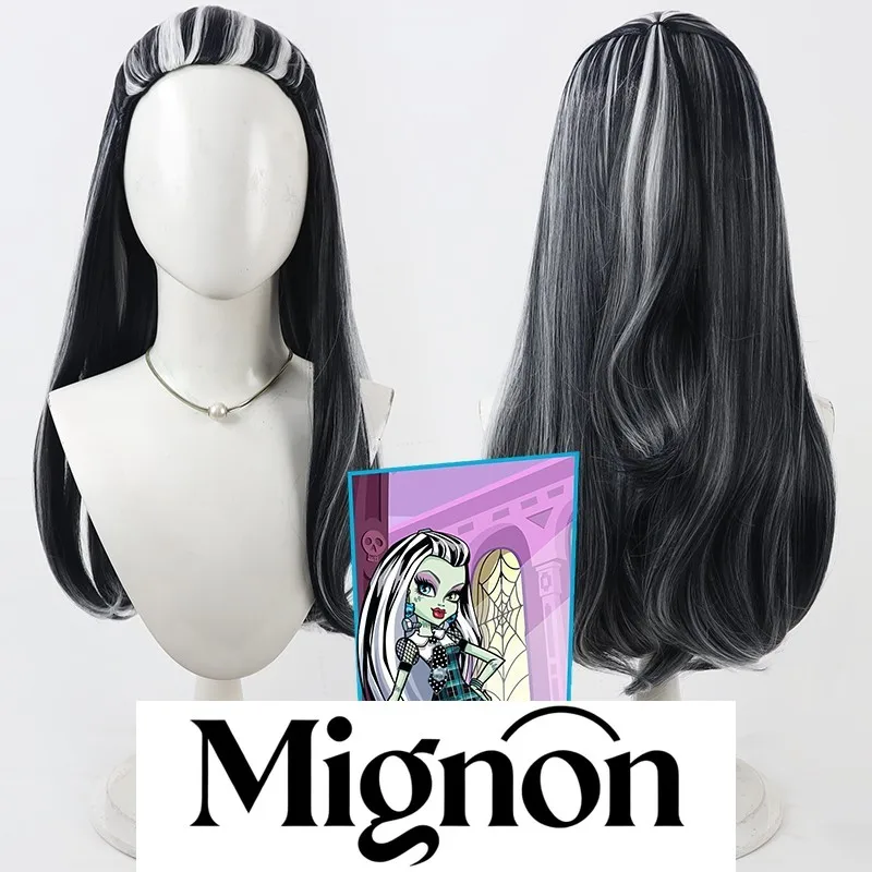 Nueva peluca de cosplay Mignon Monster High Frankie Stein