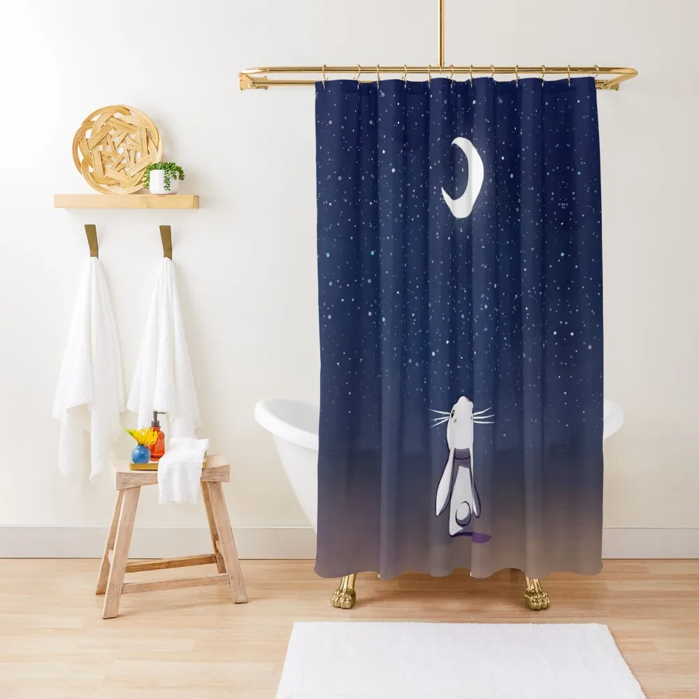 

Moon Bunny Shower Curtain Modern Accessory Bathrooms Bathroom Accessorys For The Bathroom Elegant Bathroom Curtain