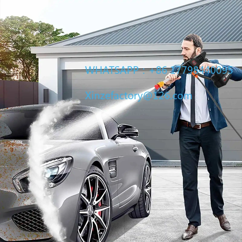 Customizable High-power Cordless High Pressure Speaker Wash Spray Water Gun Car Wash Pressure Water washing Machine