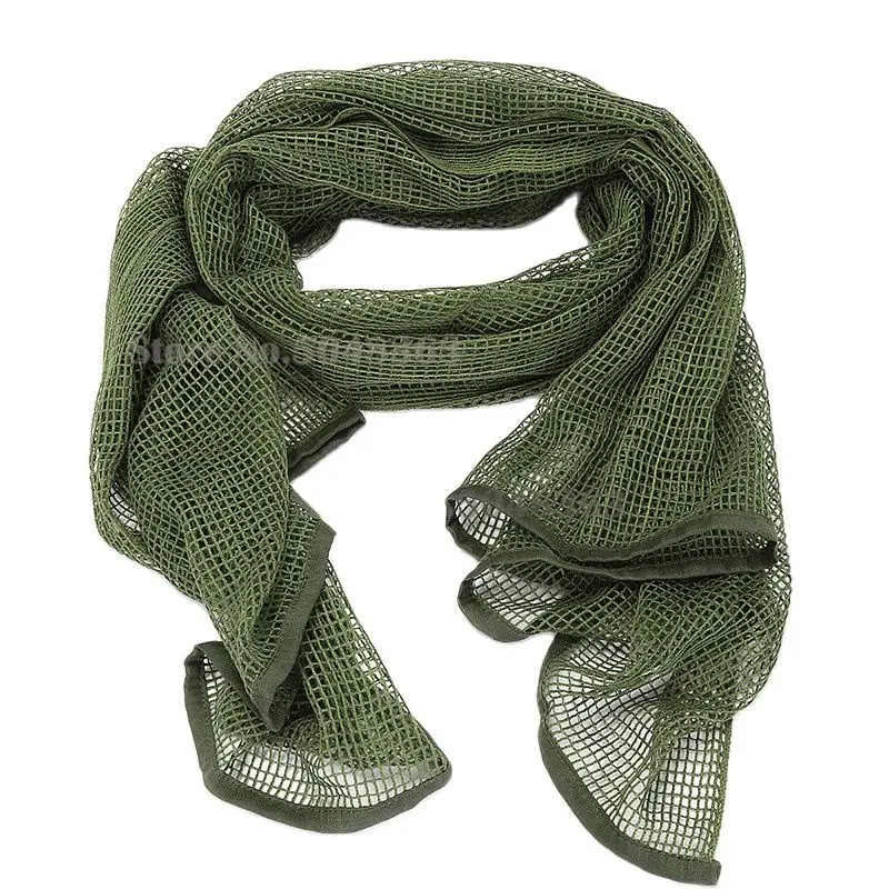 Men Scarves Arab Tactical Desert Shawl Breathable Shawls Net Cloth Scarf US Soldiers Combat Camouflage Scarves