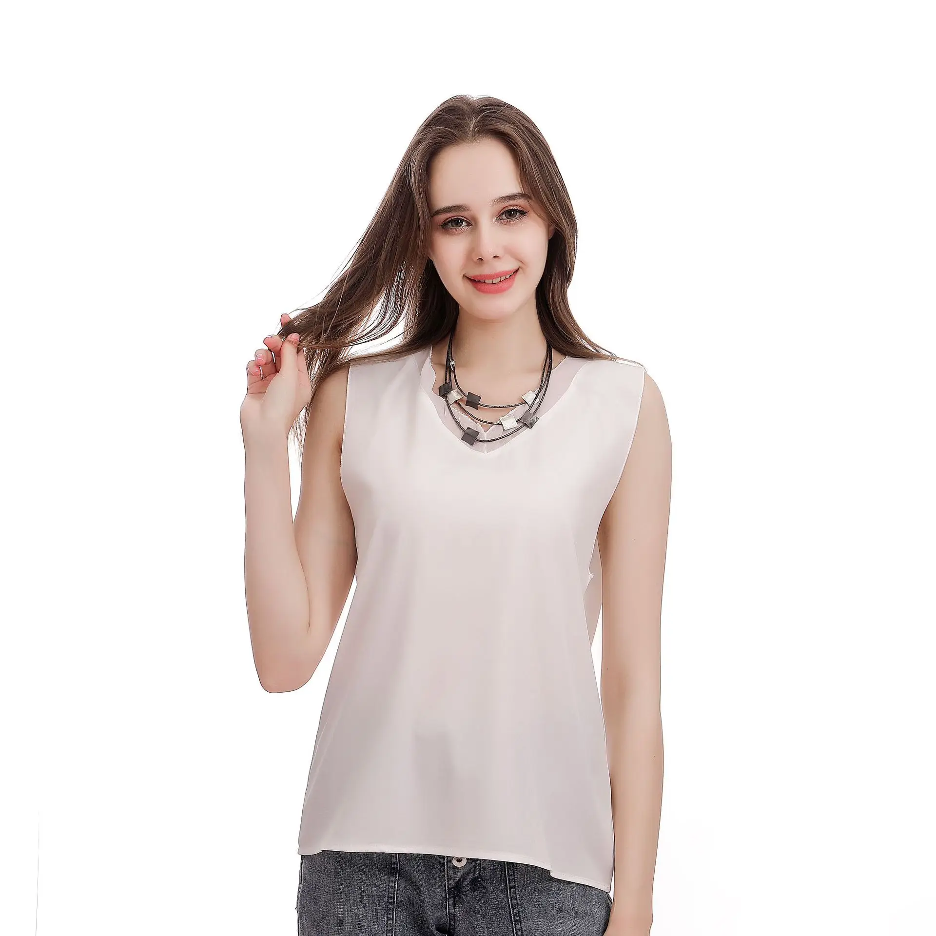 DIY accessories exclusive popular women's jewelry Korean version alloy multi-layer flash rope women's alloy short collarbone sho