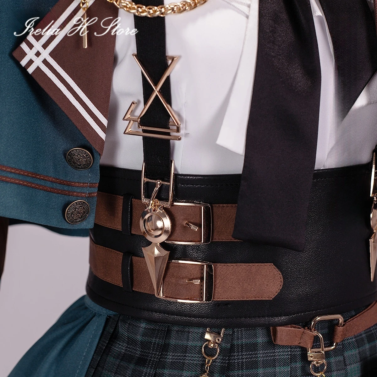 Irelia H Store أزياء فرسان آميا التأثيرية لعبة آميا المحقق JK فستان للنساء أزياء الهالوين