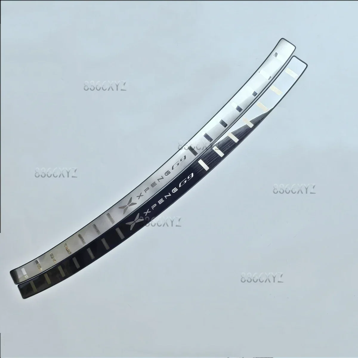 

Car styling Rear Bumper Protector Sill Trunk Rear guard Tread Plate Trim For XPENG G9 2022 2023