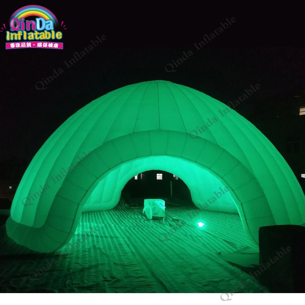 

Advertising Blow Up Inflatable Camping Tent 10x5m Inflatable Igloo Tent With Led Light