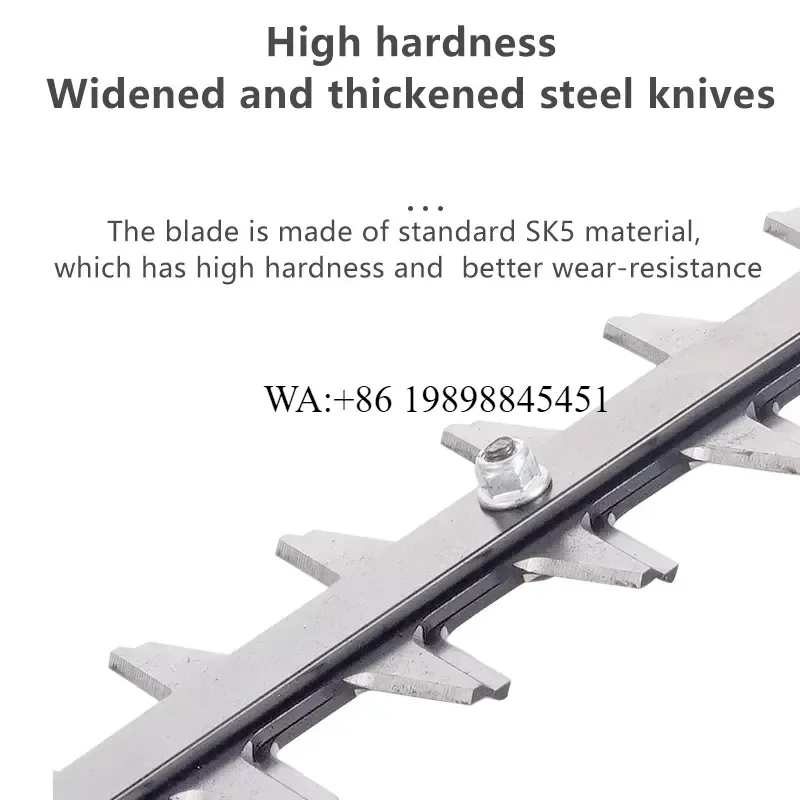 WMWMNU Lightweight Cordless Grass Shear Industrial Grade Brushless Cutter Hedge Trimmer Battery Powered
