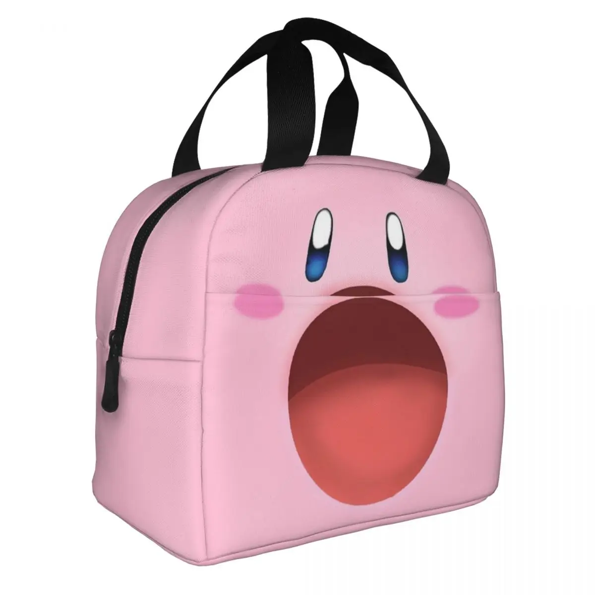 Kirbys Inhale Insulated Lunch Bags Thermal Bag Lunch Container Leakproof Tote Lunch Box Food Handbags Office Picnic