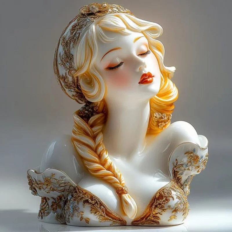 

Европейский стиль, современная мода, Интернет-знаменитость, бюст, скульптура прекрасной женщины для дома, гостиной, входа, поделки из гипса