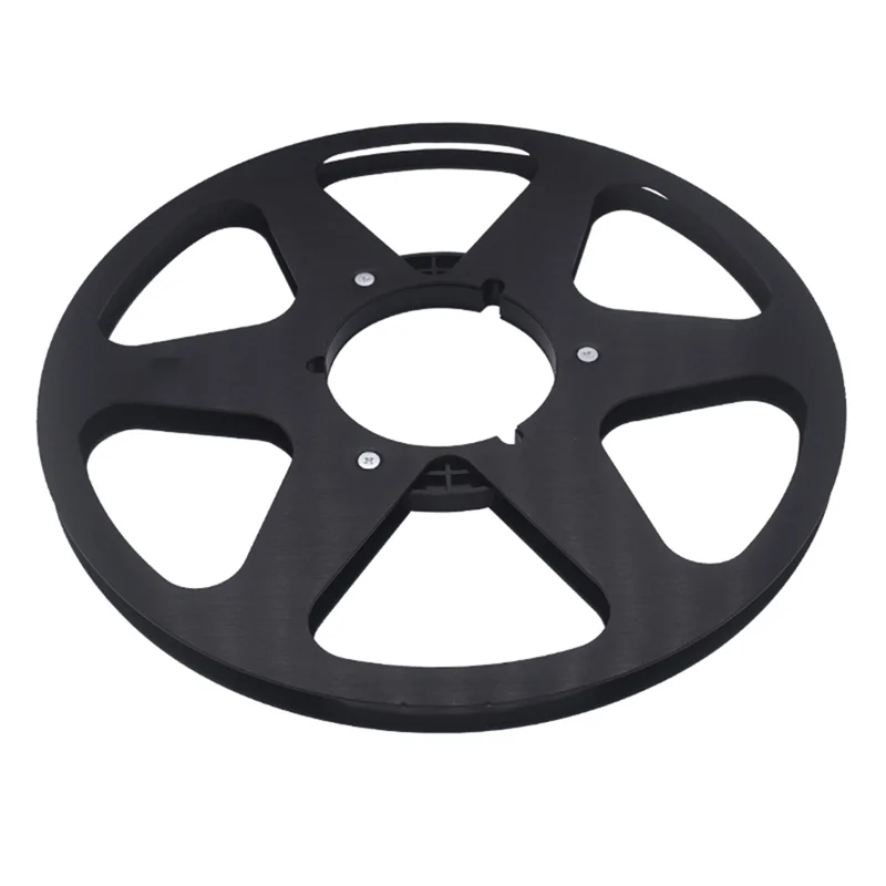 New Analog Audio 10.5Inch X ¼Inch Metal Tape Reel -NAB HUB Open Reel Audio Aluminum Takeup Reel By Pioneer( Black)‘-AA68