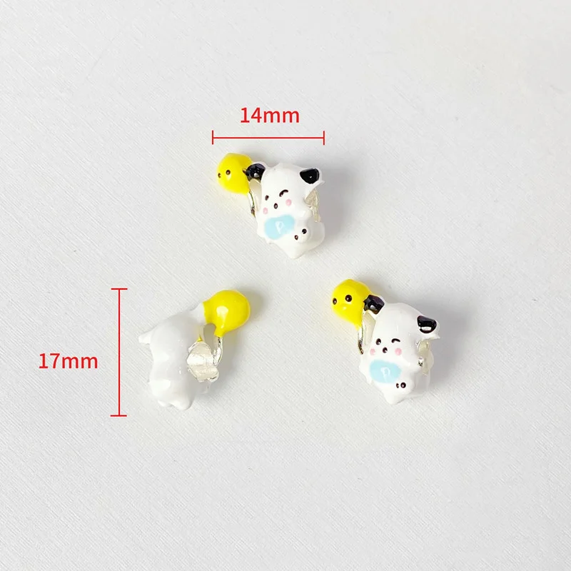 New Miniso Fashion Sanrio Rabbit Charm Beads Suitable for Original Women's Bracelets Jewelry Accessories Gifts