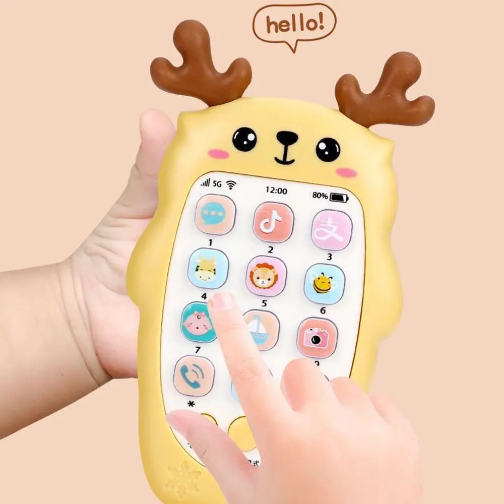 Teether 경량 조기 교육 장난감 잠자는 장난감 어린이 선물과 새로운 다기능 아기 전화 장난감