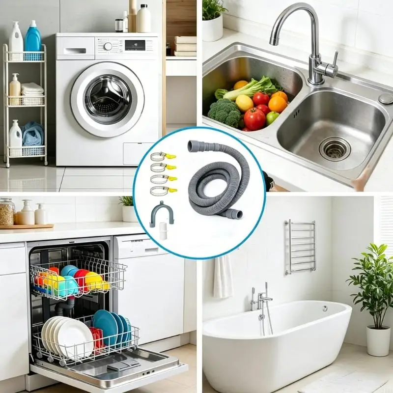 Efficient Outlet Adapter Washing Machine Drain Hose Connector Washing Machine