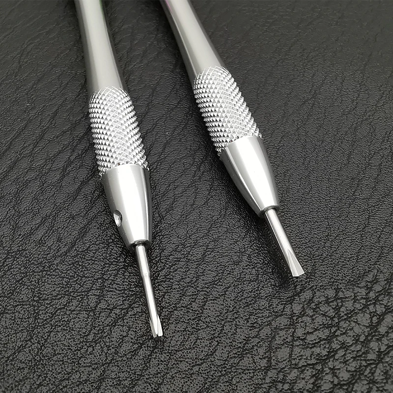 Watchmaker Tools, High Qulity 1.6mm 2.0mm Triangular Watch Case Y Shape Screwdriver For Date Divers Watch Bracelet Replace Tools
