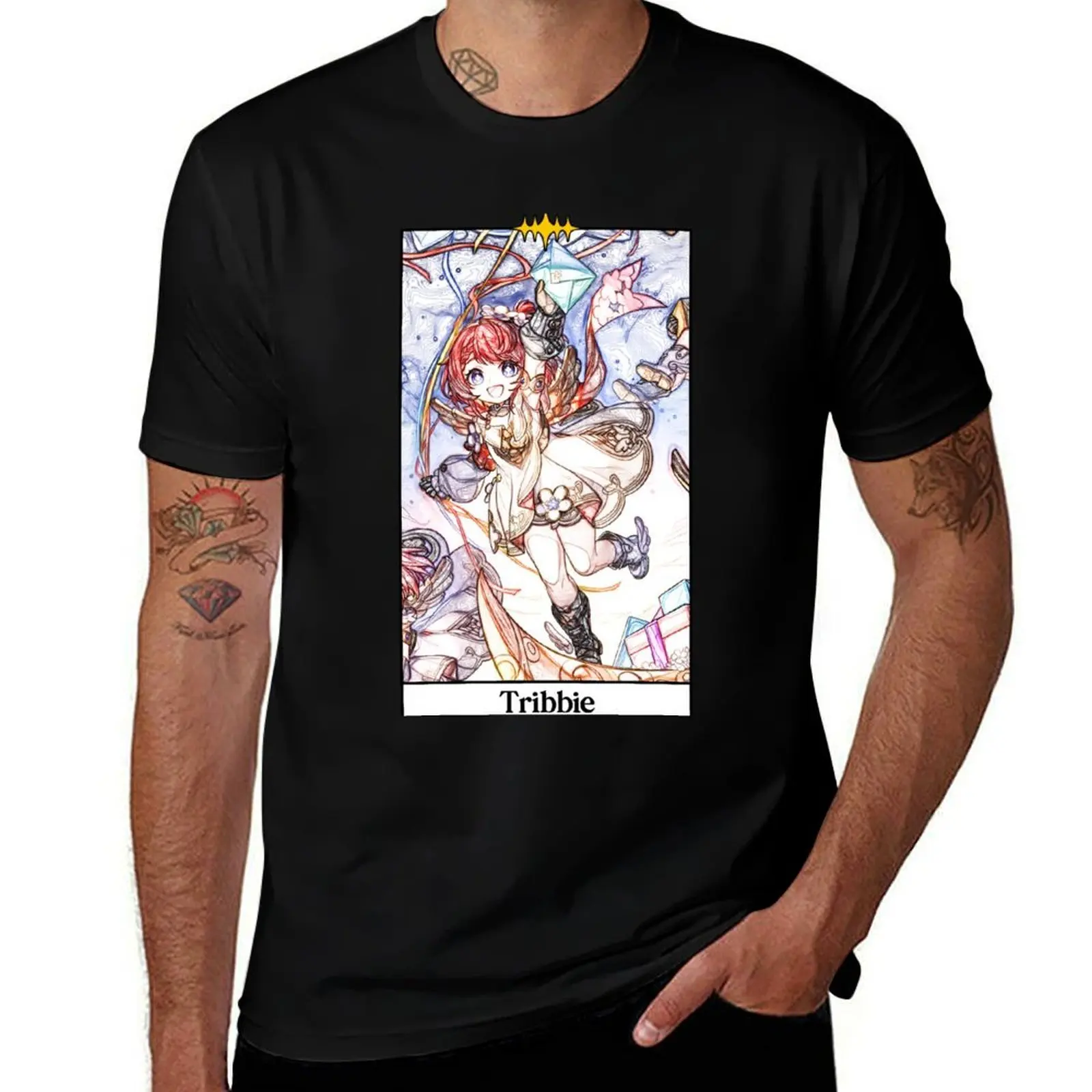 

Tribbie Tarot Style T-Shirt sweat tees Funny t-shirts summer top tshirts for men