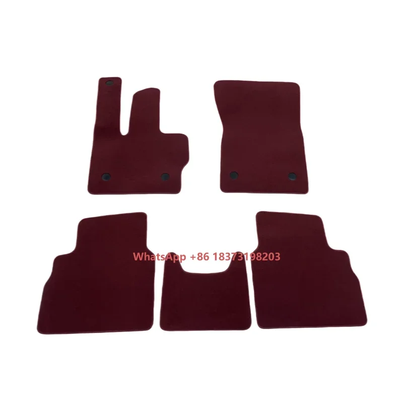 Authentic Luxury Wool Carpet Whole Car Floor Mat for G-Class G63 5-Piece Set 20mm Car Interior Decoration